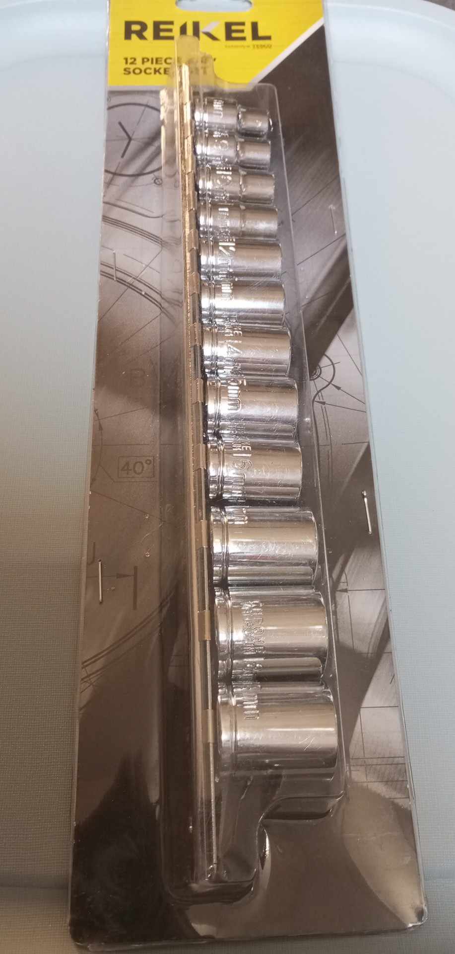 Sada nástrčkových klíčů Reikel 3/8" 8 mm-19 mm