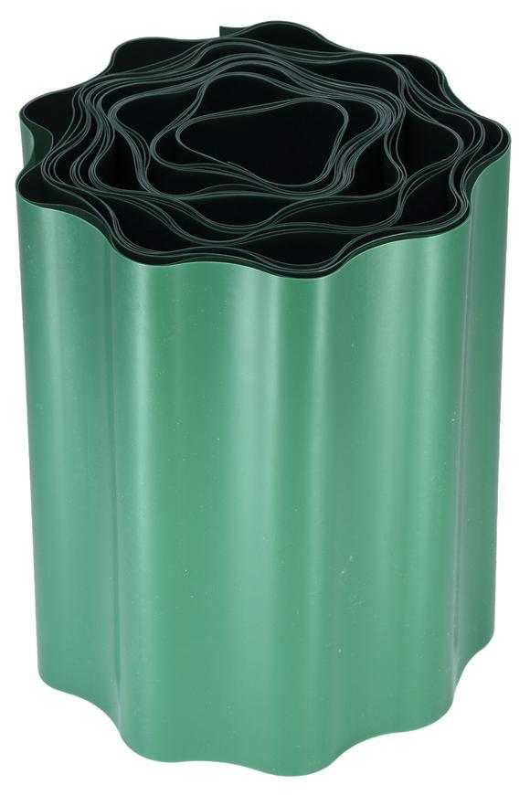 Zahradní lem trávníku vlnitý Megran 15 cm x 900 cm zelený