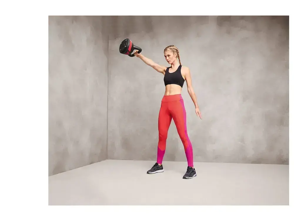 Posilovací činka Kettlebell Newcential 8 kg