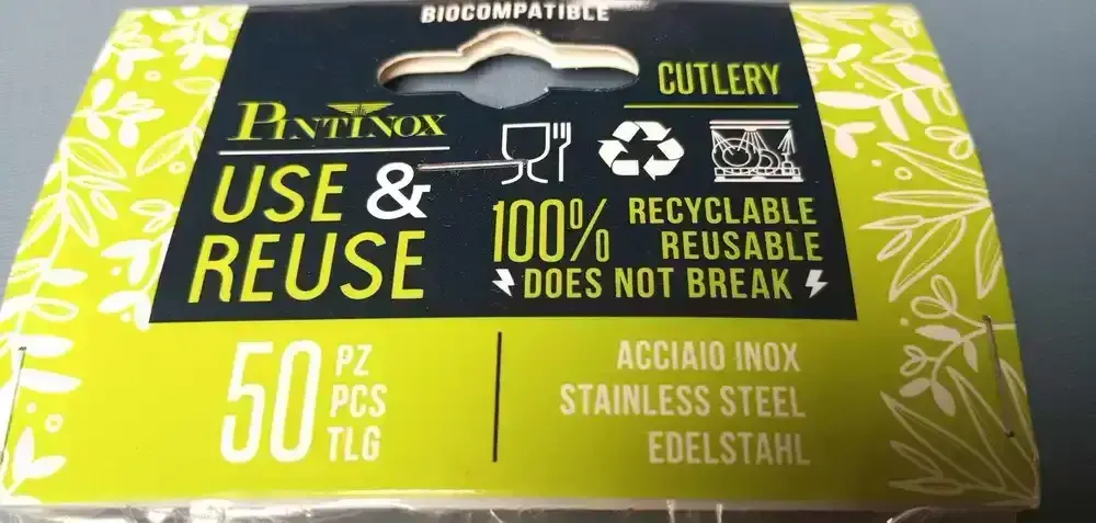 Lžíce jídelní nerez 155 mm - Use&Reuse 5 ks