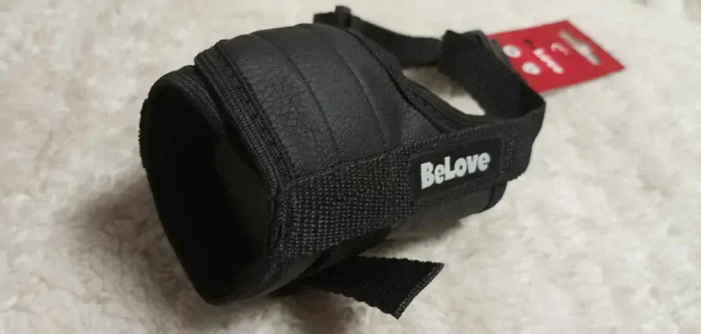 Náhubek nylonový BeLove Muzzle vel. M - béžový