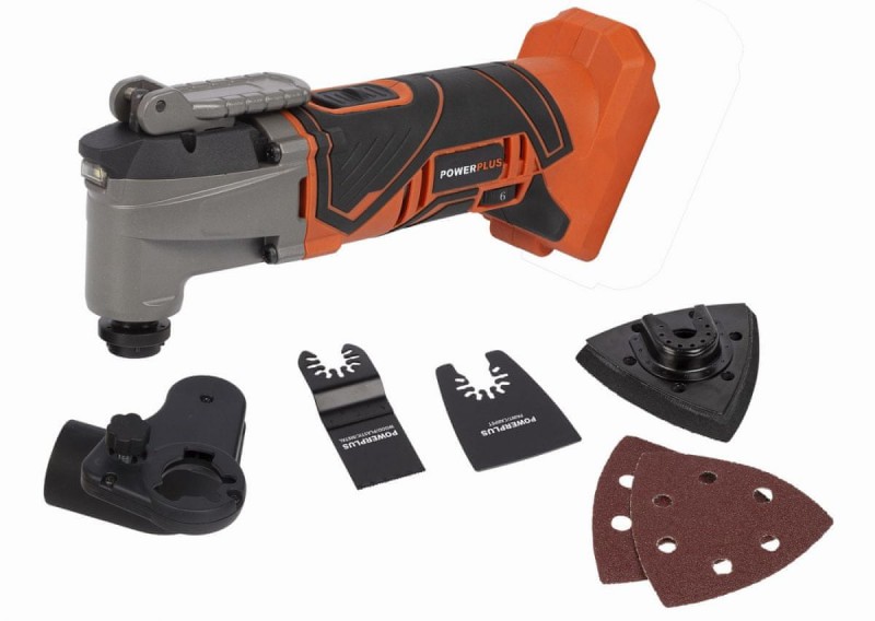 AKU MULTITOOL OSCILAČNÍ BRUSKA POWERPLUS POWDP4060 20V (BEZ AKU)