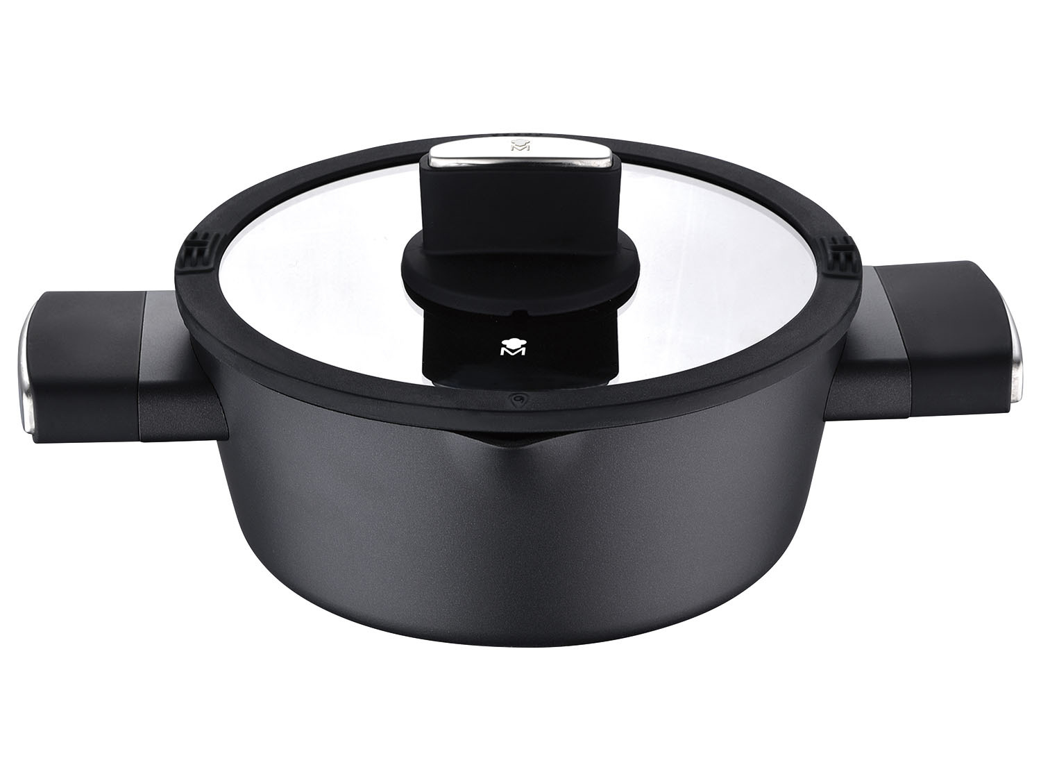 Hrnec z kovaného hliníku Masterpro 6 l, Ø 28 cm