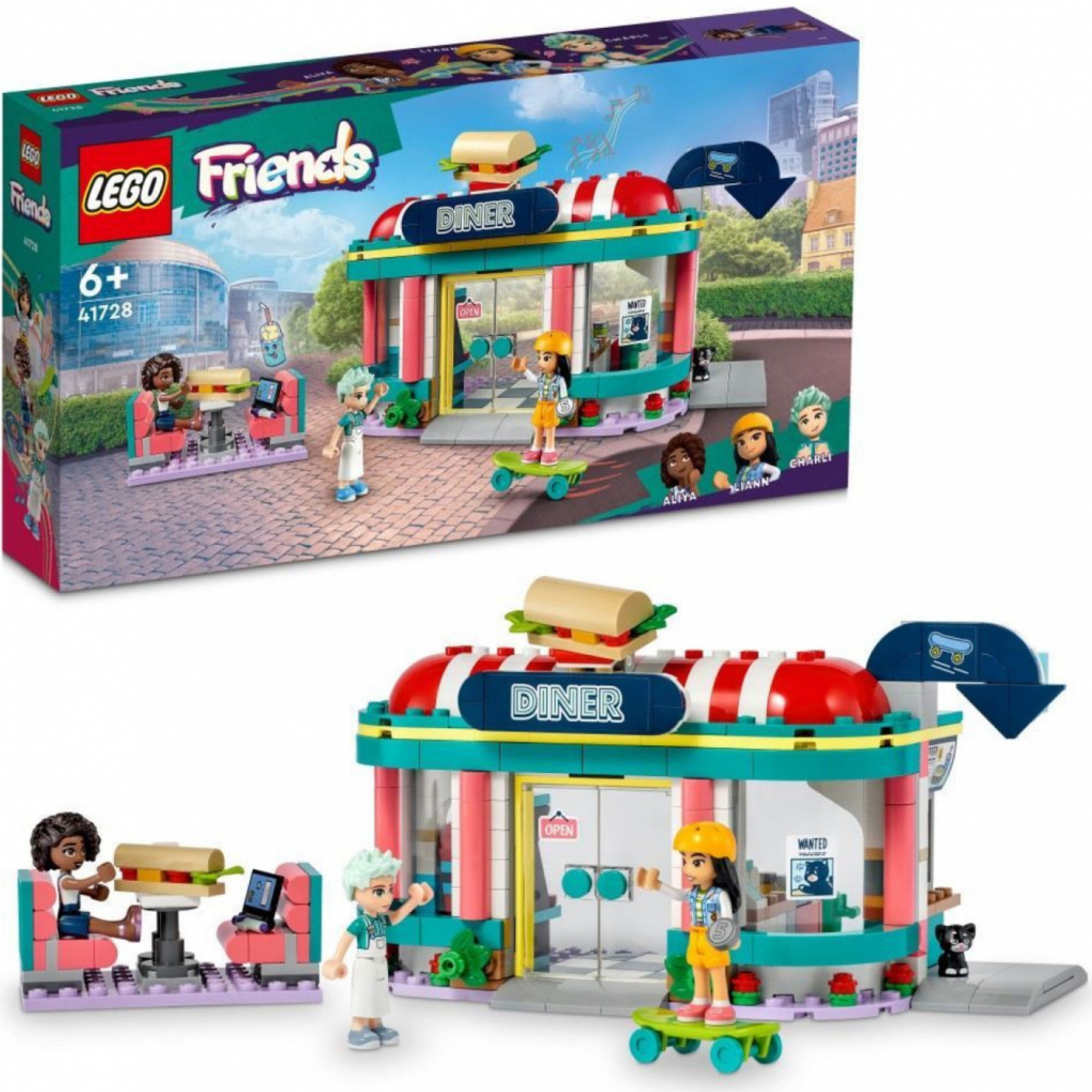 Bistro v centru městečka Heartlake LEGO 41728