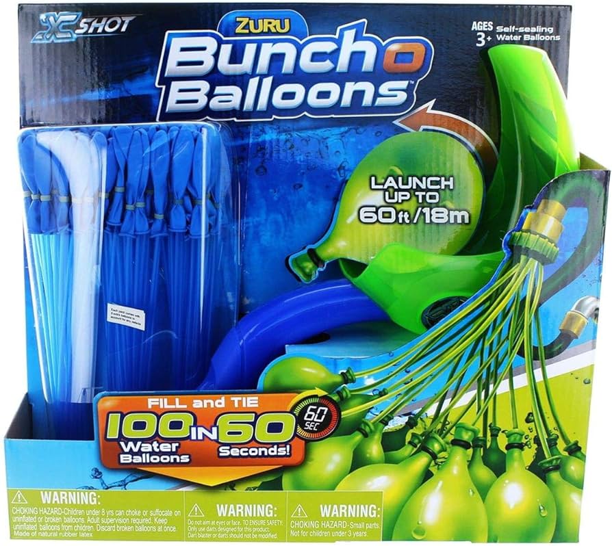 Odpalovač balónků ZURU X-SHOT Bunch O se 100 balónky