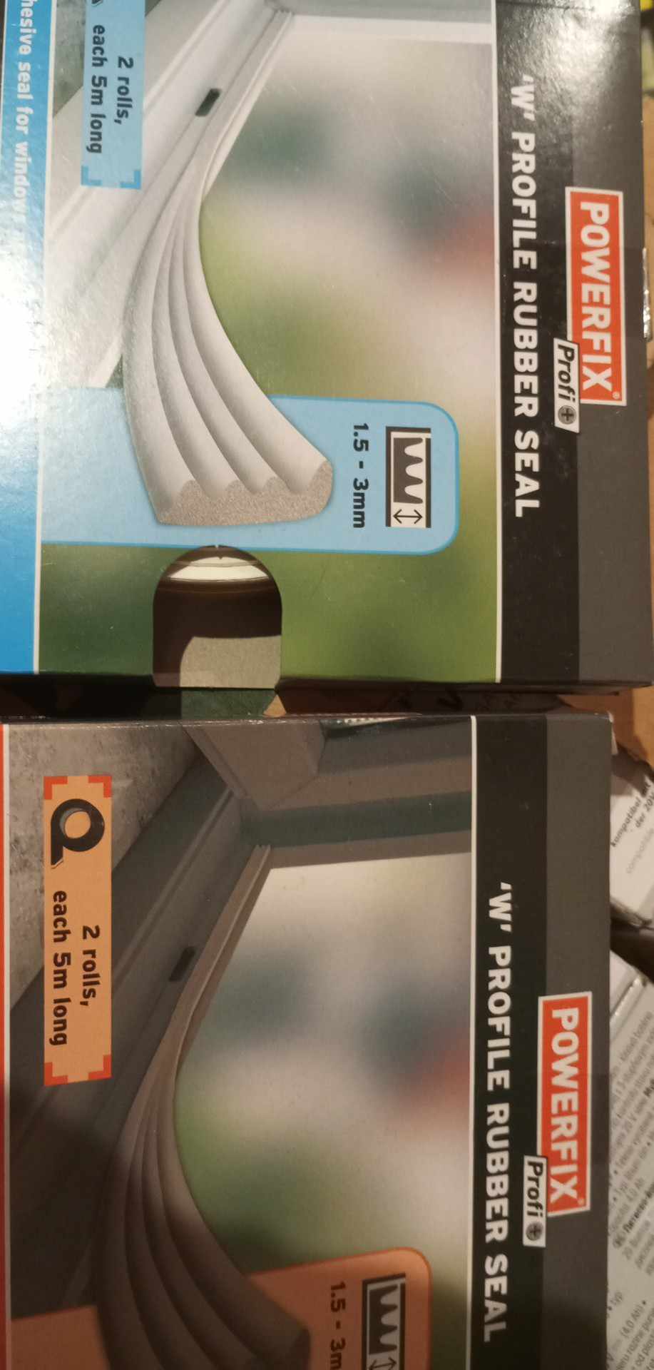 Samolepící těsnění POWERFIX 2x5m - hnědé