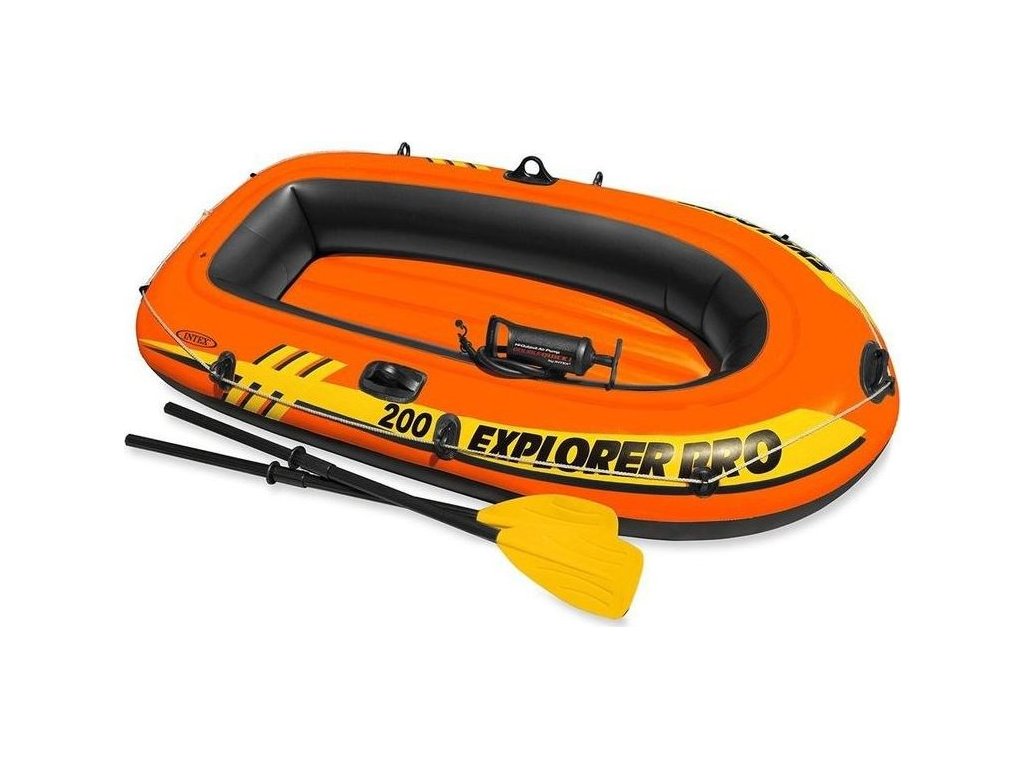 Nafukovací člun Intex EXPLORER PRO 200 Set oranžová 58357