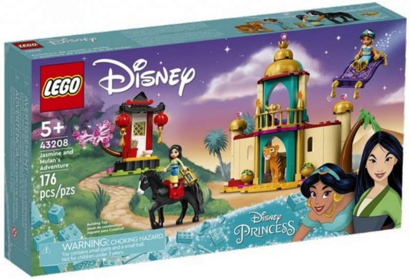 LEGO 43208 Dobrodružství Jasmíny a Mula - Disney Princess