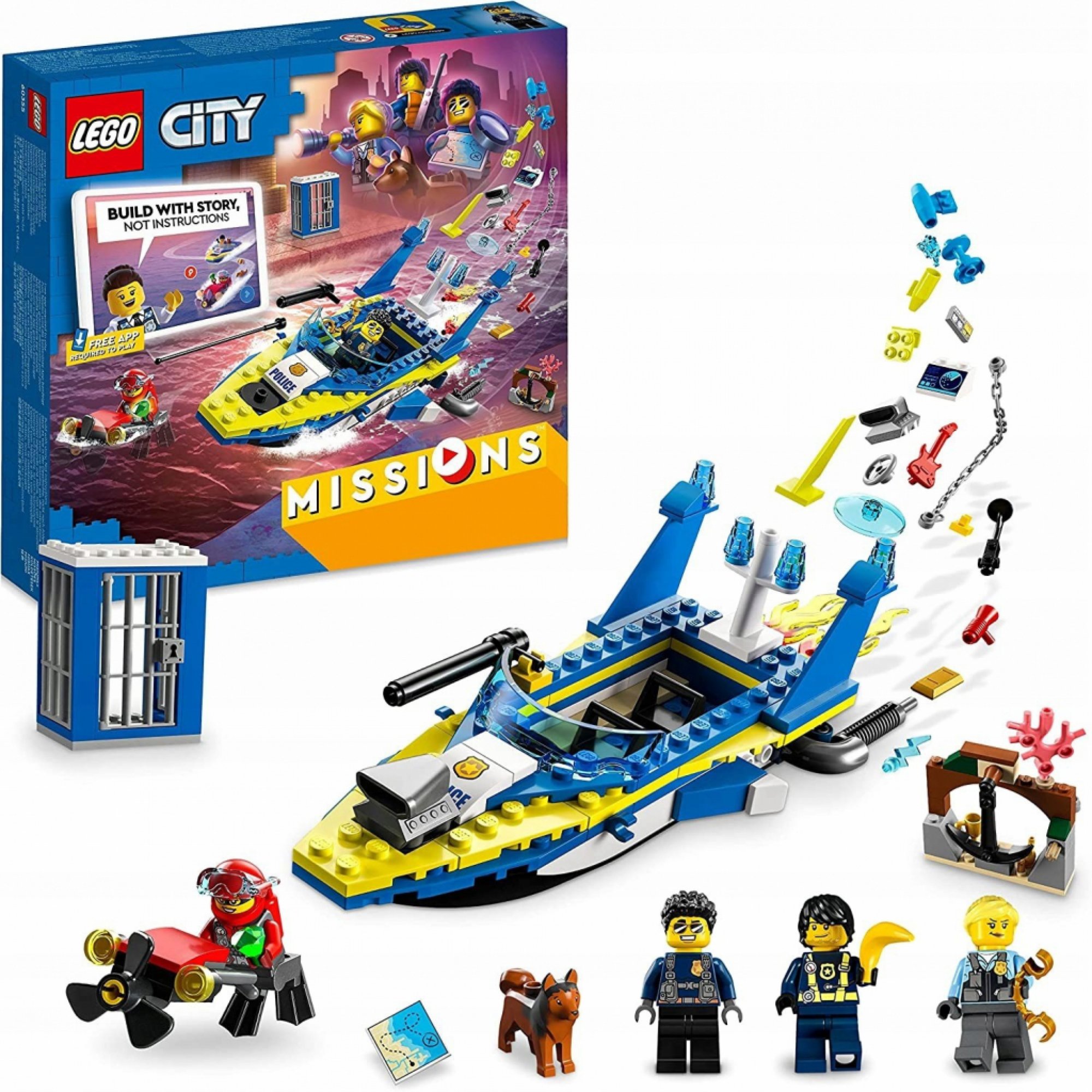 LEGO City 60355 - Mise detektiva pobřežní stráže