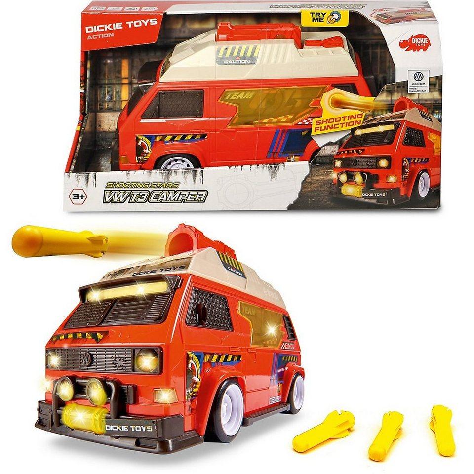 DICKIE TOYS STŘÍLEJÍCÍ VOLKSWAGEN T3 SE ZVUKY A SVĚTLY