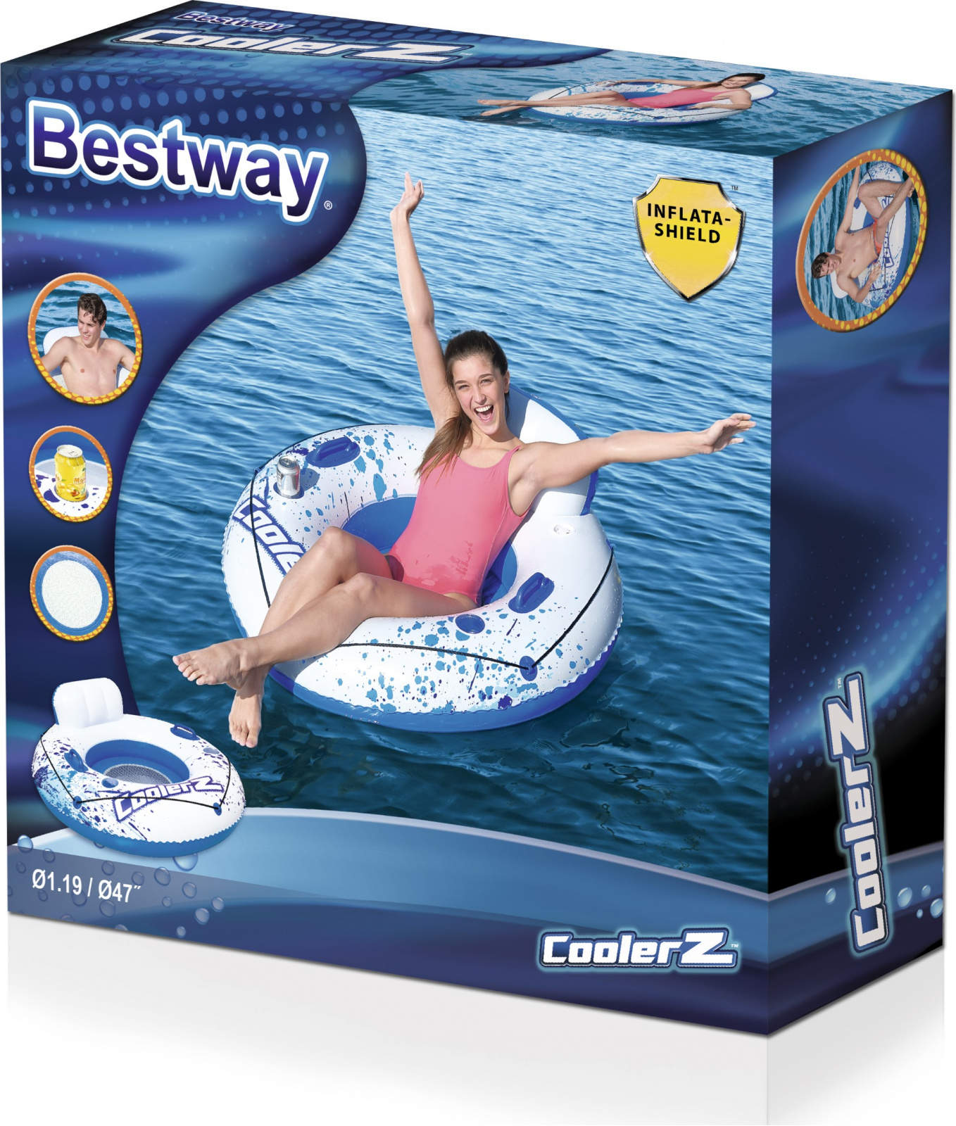 Nafukovací kruh Bestway Coolerrz 43108 