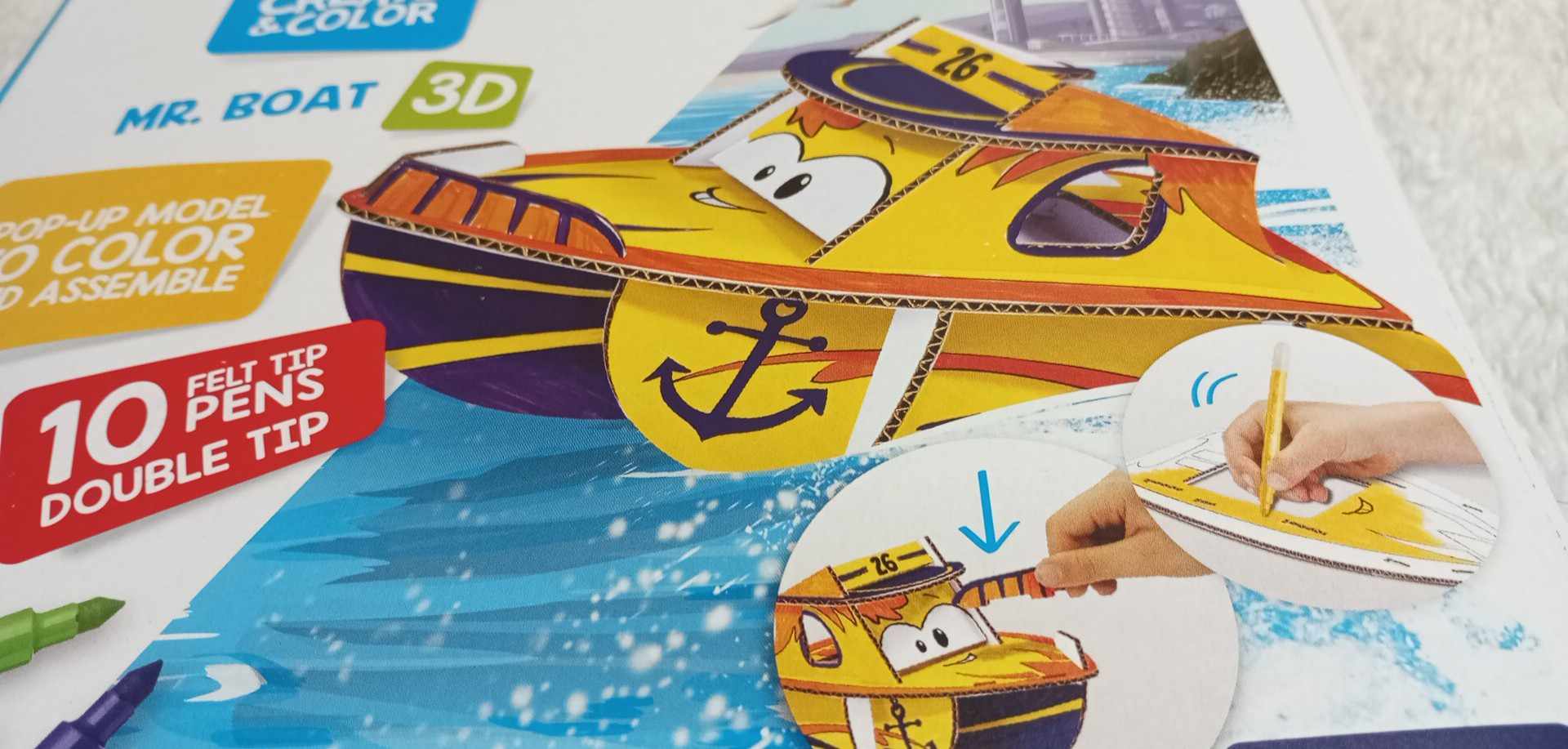 Kreativní sada Carioca - Vyrob si 3D JET junior člun