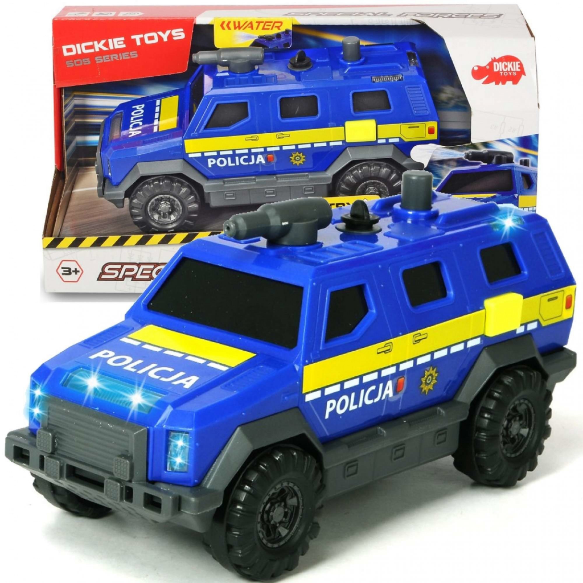 Dickie Toys Policejní vozidlo se zvuky a efekty