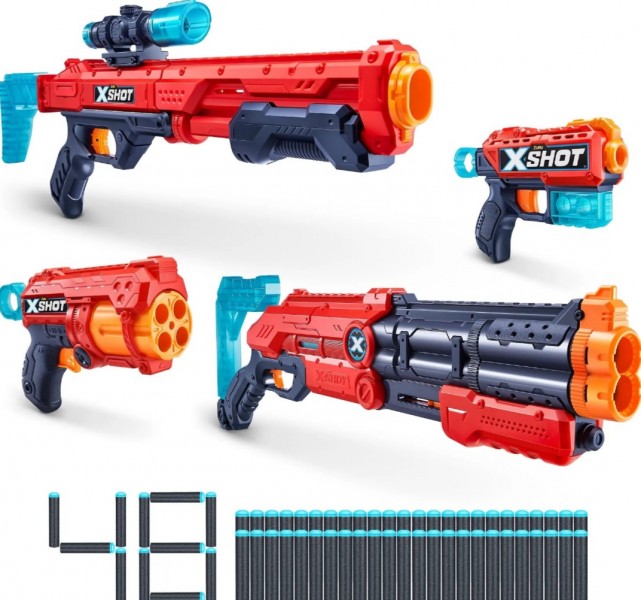 Sada pistolí X-Shot Ultimate Shootout Pack
