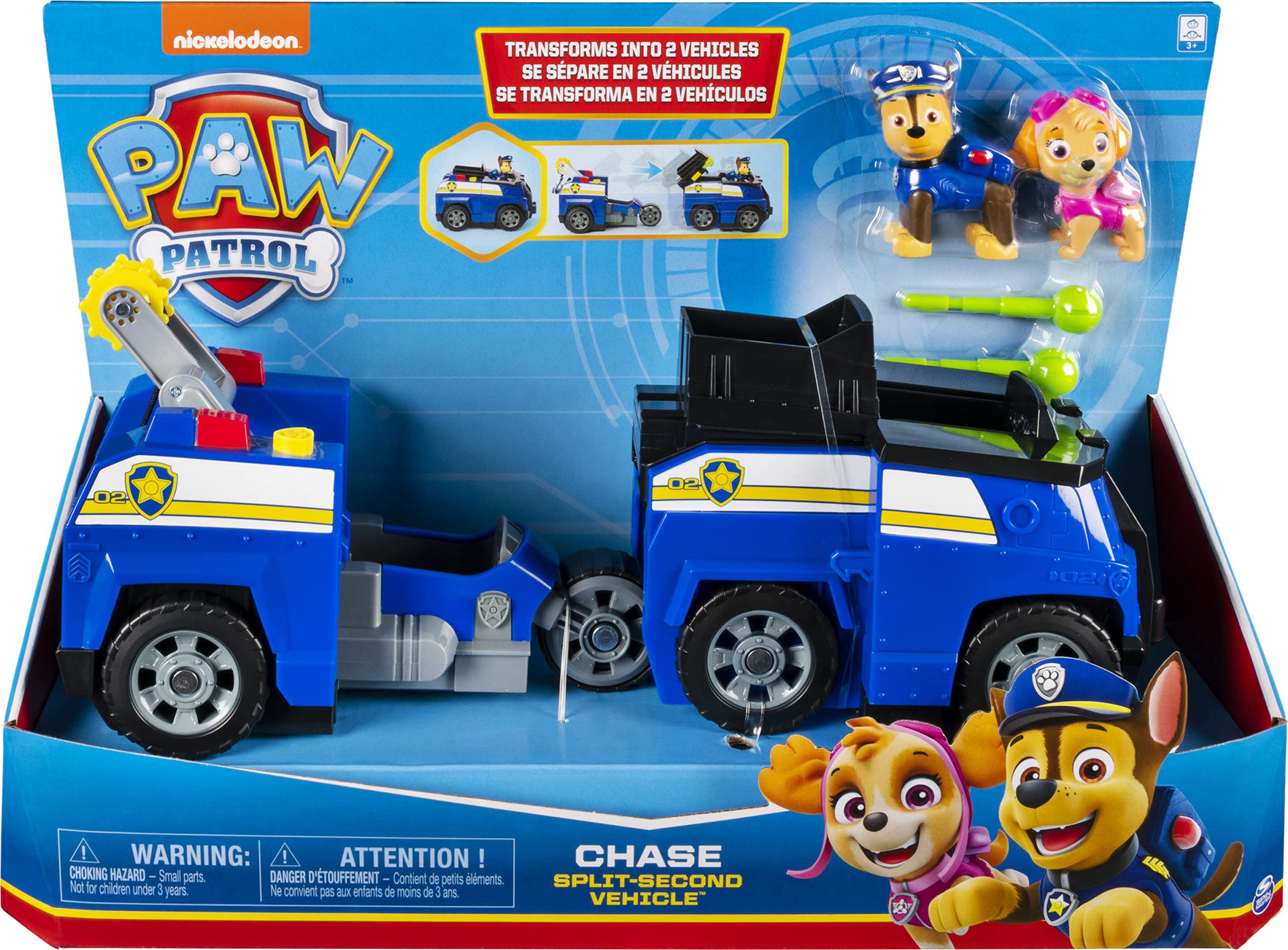 Spin Master Paw Patrol Dvě záchranná vozidla v jednom