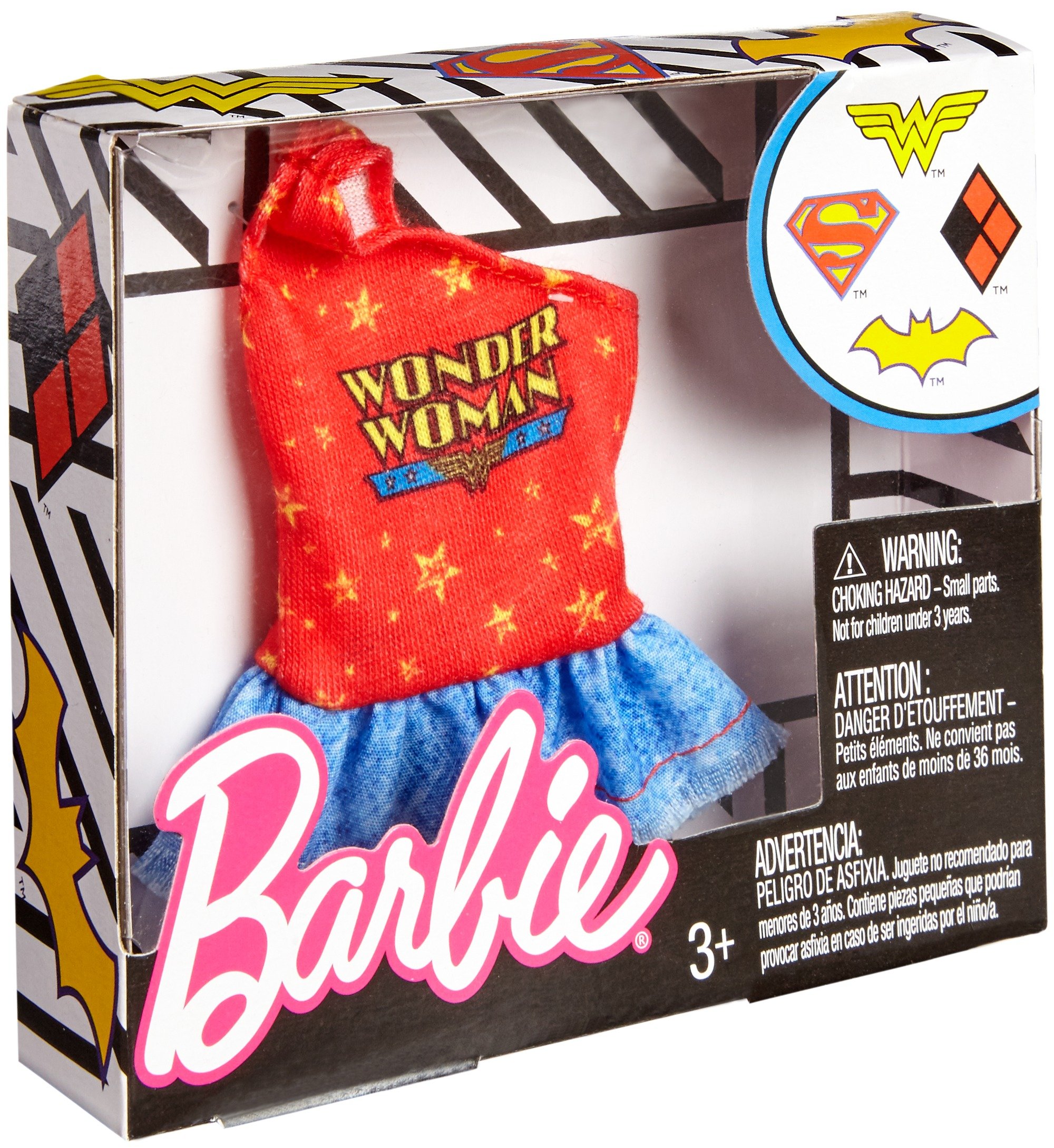 Barbie Sukně červená, Mattel FLP53