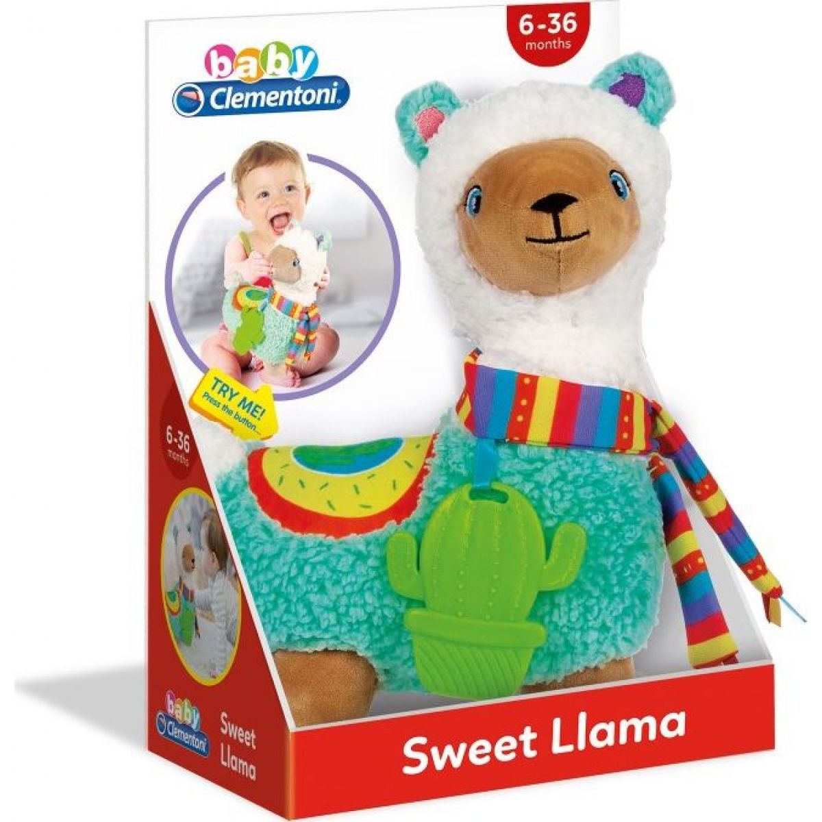 Plyšová Lama se zvukem Clementoni Baby 