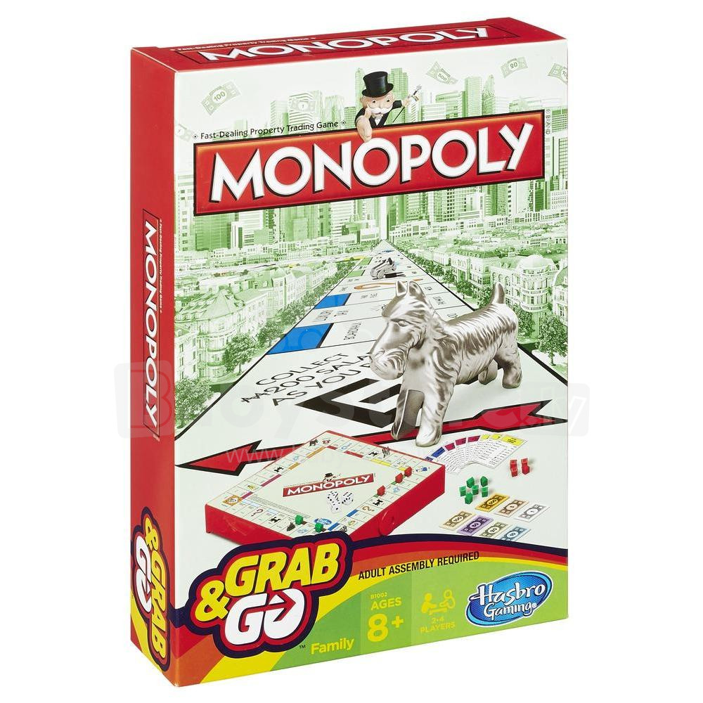 Společenská hra Monopoly Hasbro B1002 - Grab & Go