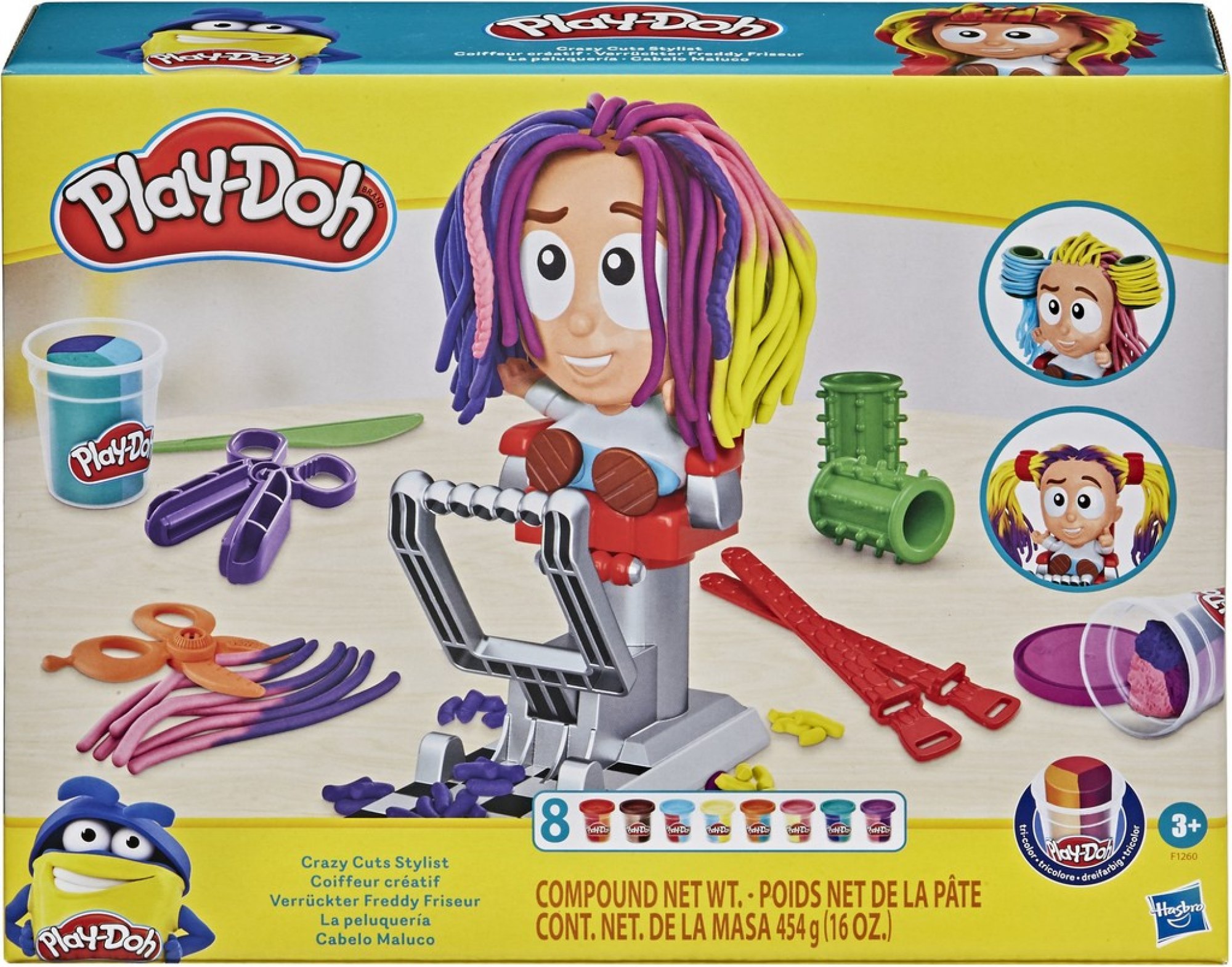 Hasbro Play-Doh bláznivé kadeřnictví