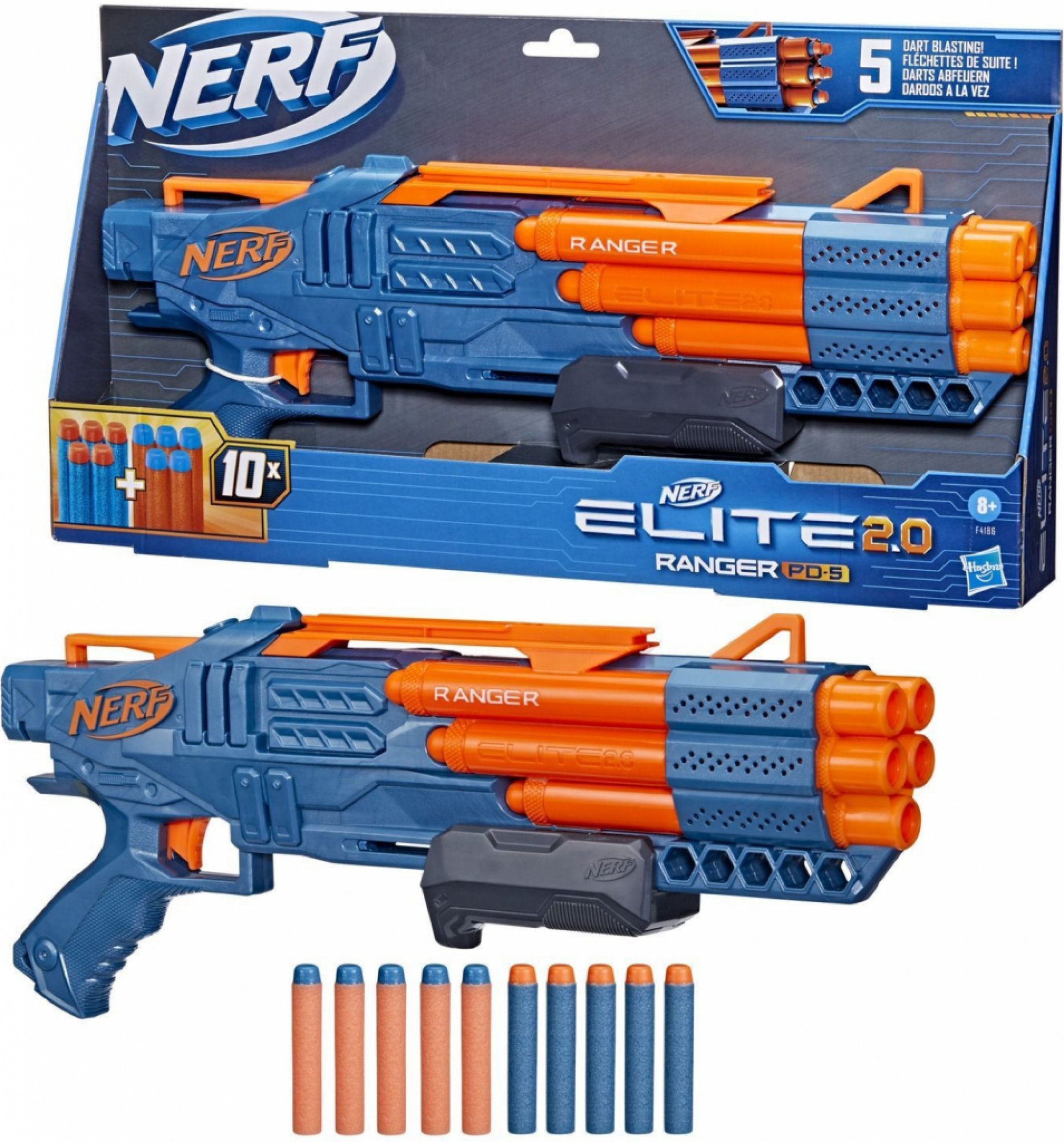 Pistol Nerf Hasbro Elite 2.0 Ranger PD 5
