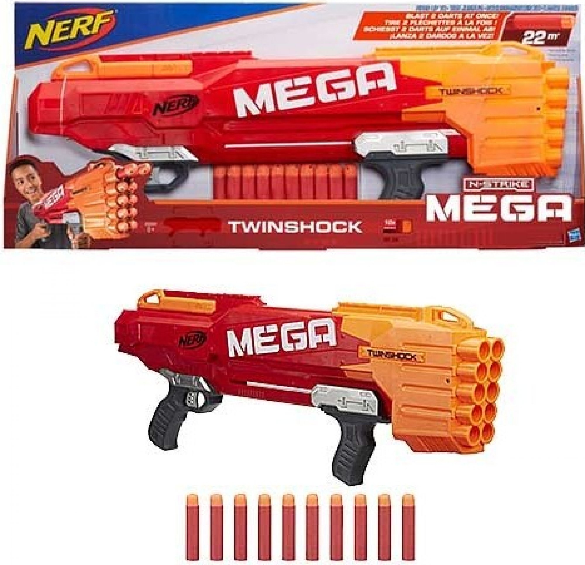 Pistol Nerf Mega Twinshock
