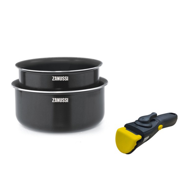 Sada 2 hliníkových hrnců s odnímatelnou rukojetí Zanussi ZCS01436EF