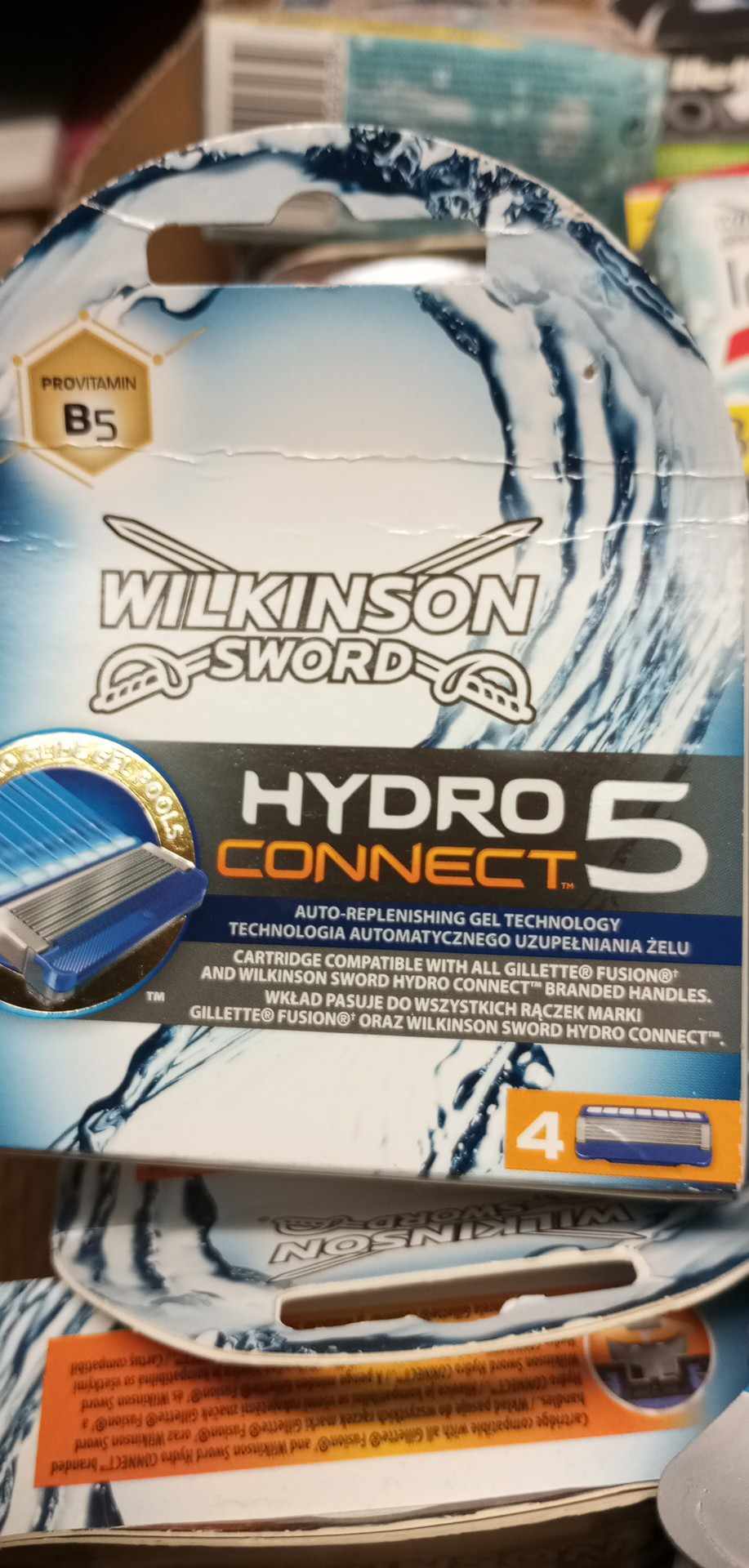 4 x Holicí hlavice Wilkinson Hydro 5 Connect