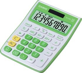 Kalkulačka Casio green MS-10VC-GN