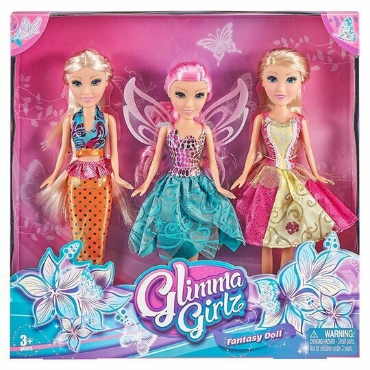 Set 3 fantastických princezen Glimma Girlz 101026