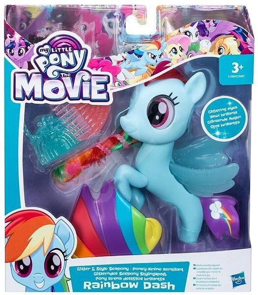 HASBRO MY LITTLE PONY MOŘSKÝ PONÍK S MÓDNÍMI DOPLŇKY RAINBOW DASH