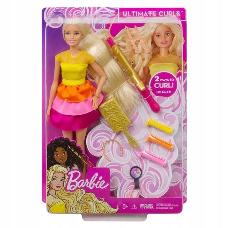 Mattel Barbie Panenka s vlnitými vlasy GBK24