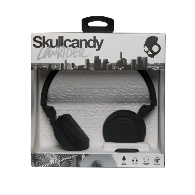 Sluchátka Skullcandy Lowrider 2.0 s mikrofonem Black