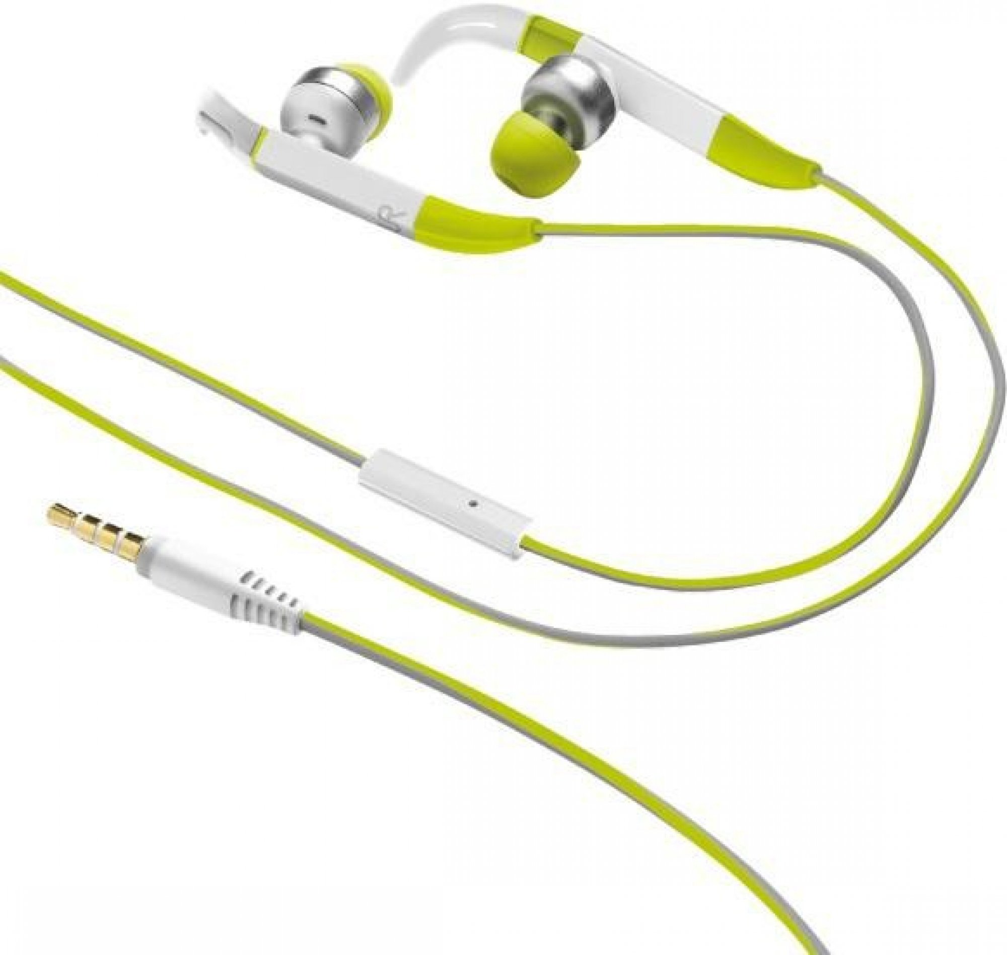 Sportovní sluchátka Trust Fit In-ear Sports - zelená