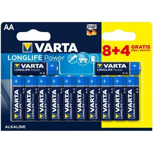 Varta Longlife Power Alkaline Micro Baterie AA 12ks