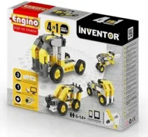 Stavebnice Engino 0434 Inventor 4 modelů stavebních strojů