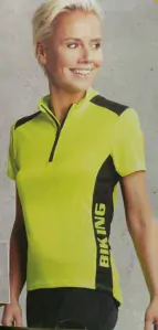 Dámské cyklistické tričko Newcential žluté vel. L