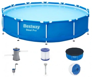 Bazén Bestway Steel Pro s filtračním zařízením, Ø 3,66 x 0,84 m 14483