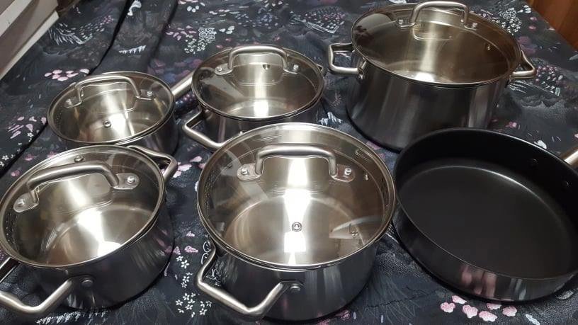 PROFESIONÁLNÍ SADA NEREZOVÝCH HRNCŮ 6KS GO COOK