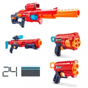 Sada X-Shot Excel Combo Pack 4 zbraně a 24 šipek