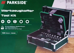 Kufr s nářadím PARKSIDE 108dílná sada 119958