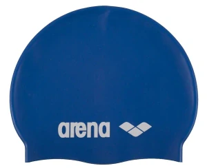 Plavecká čepice arena Classic Silicone Junior - modrá