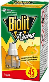 Náplň do odpařovače BIOLIT tekutá vůně pomeranče na 45 nocí