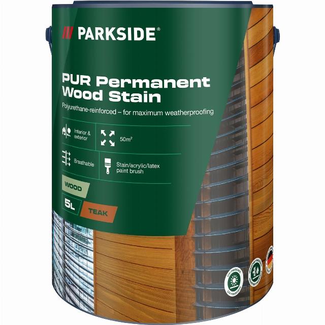 Lazura na dřevo Parkside 5 L - odstín ořech