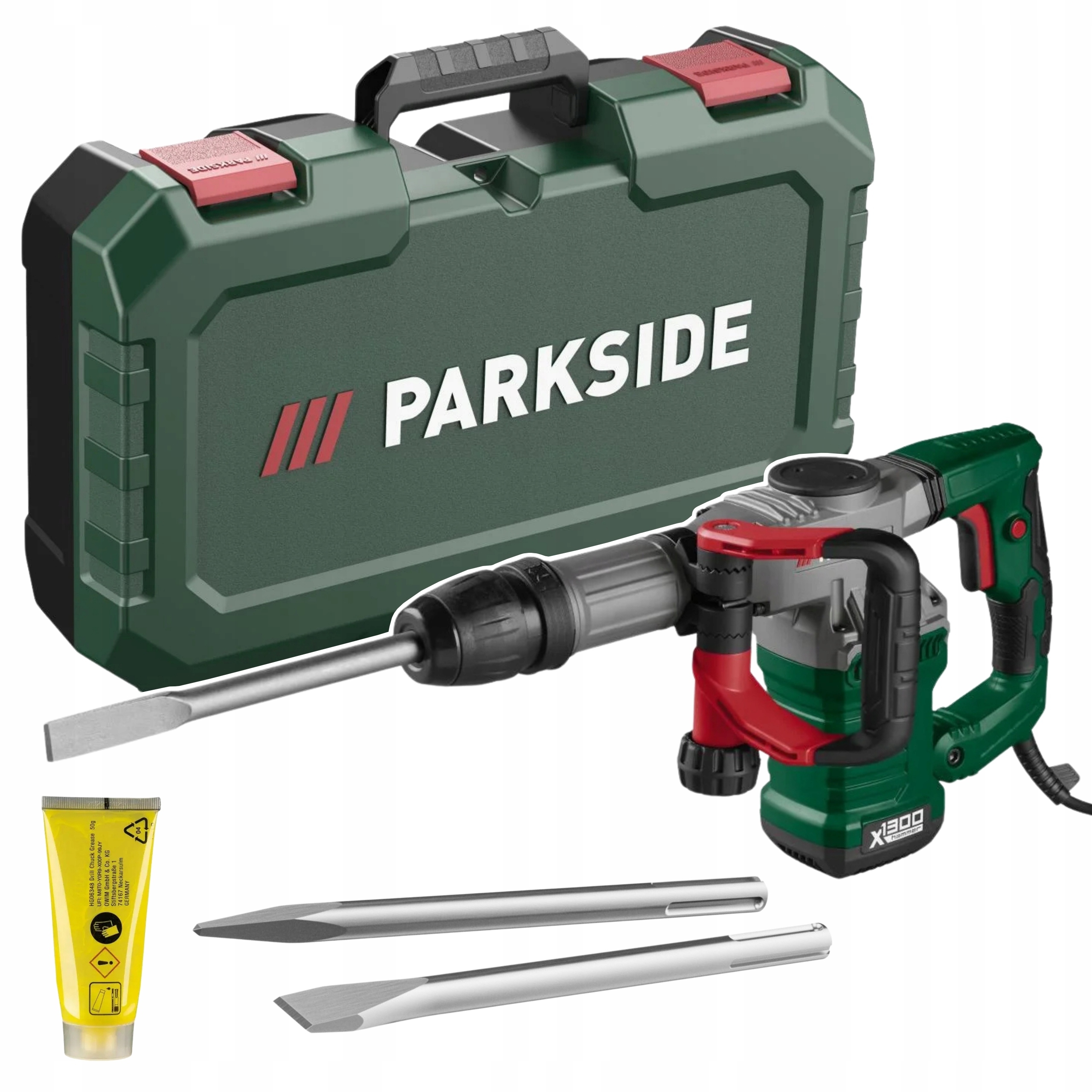 Bourací kladivo PARKSIDE PAH 1300 C3 vada kufru