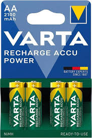 Nabíjecí baterie VARTA Recharge Accu Power 2100mAh 4ks AA