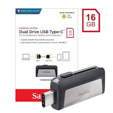 SanDisk Ultra Dual USB-C flash disk 16GB