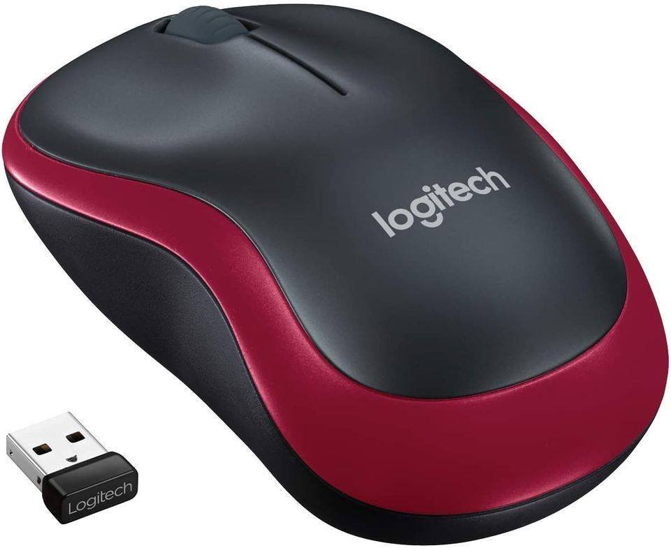 BEZDRÁTOVÁ MYŠ LOGITECH M185 ČERVENÁ