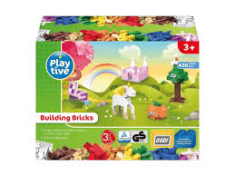 Stavebnice Playtive Building Bricks 430 ks Kompatibilní kostkami LEGO