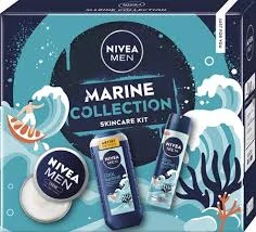 Dárková sada Nivea Men Marine Collection krem + gel + deodorant