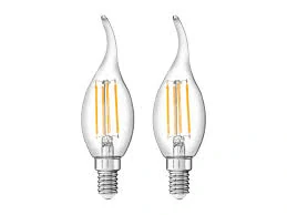 2 x  LED žárovka Switch On 470lm 40W -plamen E14